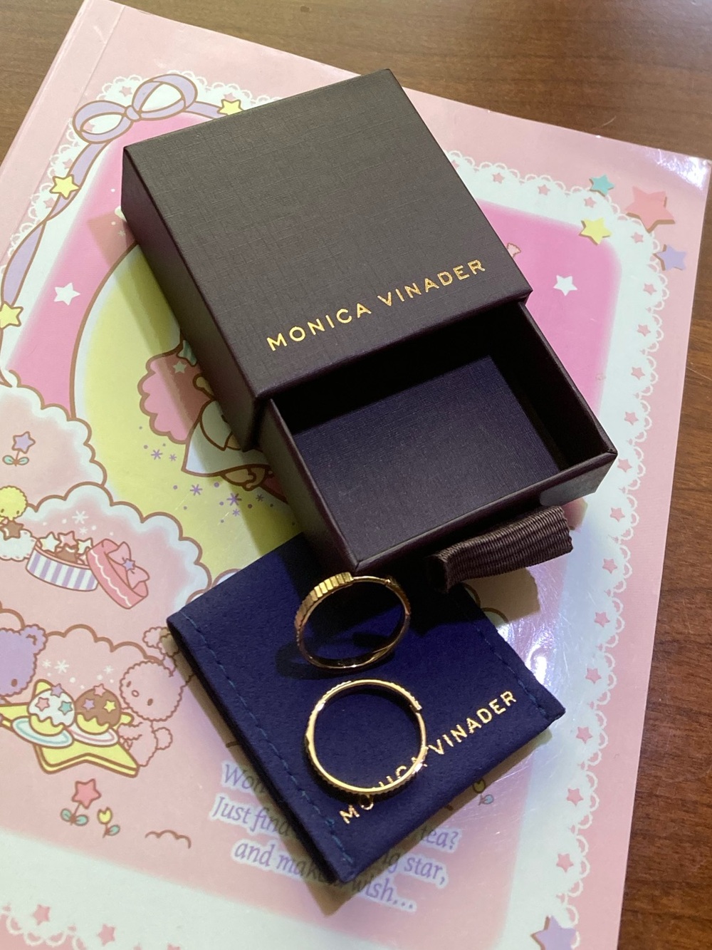 Monica Vinader 18k Rose Gold Vermeil Earrings